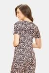 Amante Scoop Neck Sleep Tee - Graphite Floral Print — thumbnail 3
